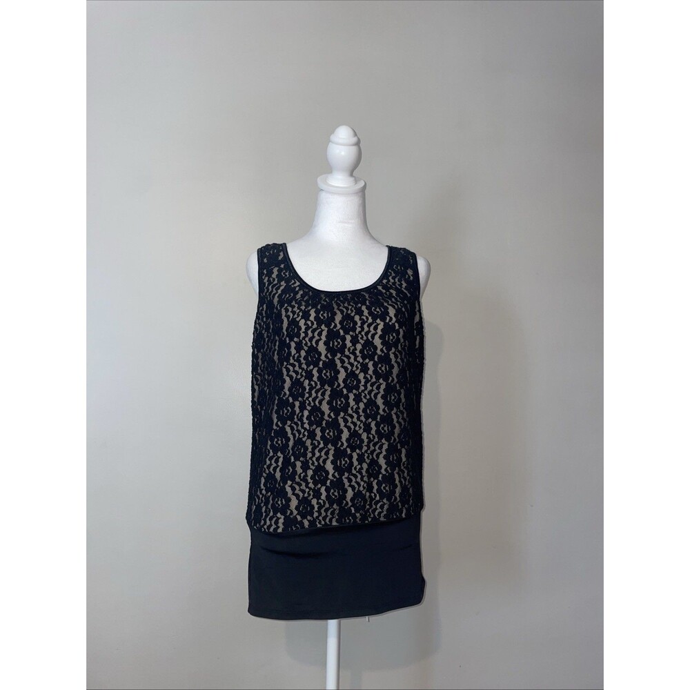 UnderCover Agent by Kathleen Kirkwood Lace Camisole Sleeveless Top Black Medium